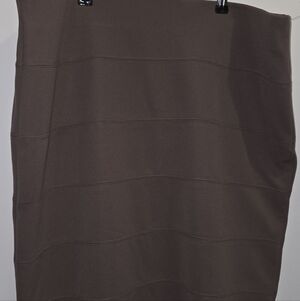 Alfani Dark Brown Pencil Skirt
